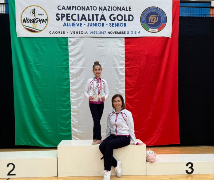 Ginnastica Ritmica, all’ombra del Vesuvio cresce la campionessa nazionale Annalisa Di Donna