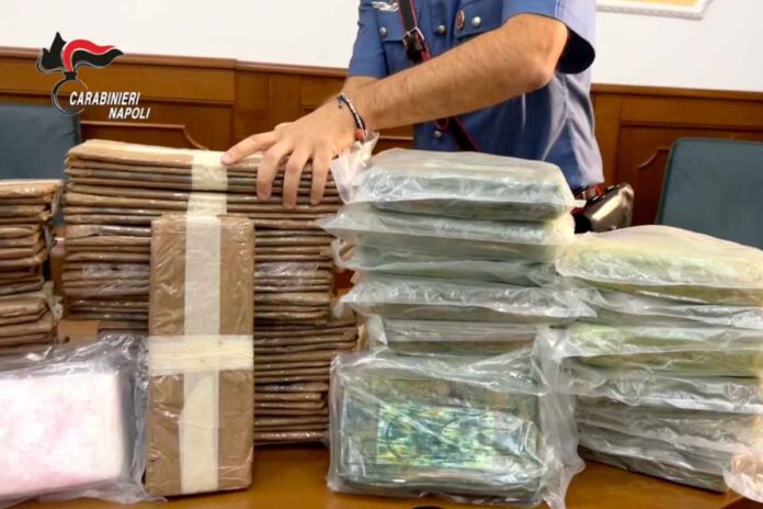 Narcotraffico dalla Spagna: le immagini del blitz a Napoli