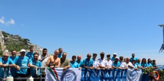 Ad Amalfi pulizia dei fondali marini