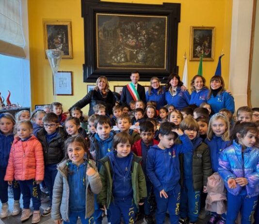 Sorrento, Il sindaco Coppola incontra gli alunni della scuola dell'infanzia