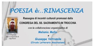 Pollena Trocchia, “Poesia è… Rinascenza”: venerdì 8 novembre Carlo di Legge ospite alla congrega