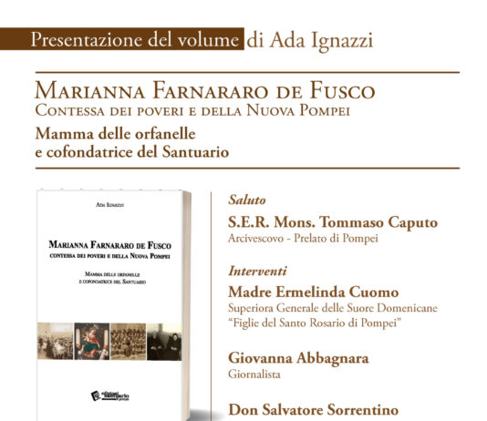 Al Santuario di Pompei, presentazione del libro sulla Contessa Marianna Farnararo De Fusco