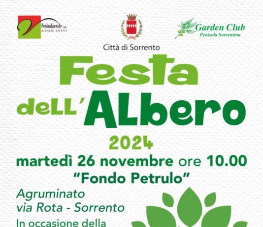 Festa dell’albero 2024: a Sorrento 92 nuove piante