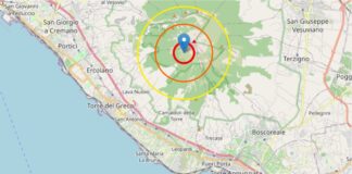 Terremoto stasera a Torre del Greco: scossa di magnitudo 2.8 sul Vesuvio