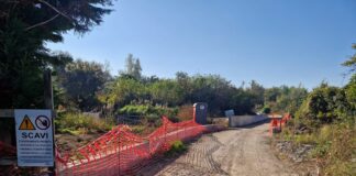 Pollena Trocchia, cemento armato per rifare una strada nel Parco nazionale del Vesuvio