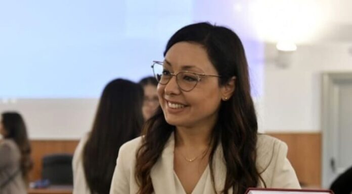 Luisa Scalise in prima linea per la manifestazione “La fine di un’era: l’abbattimento del bunker di Zagaria"