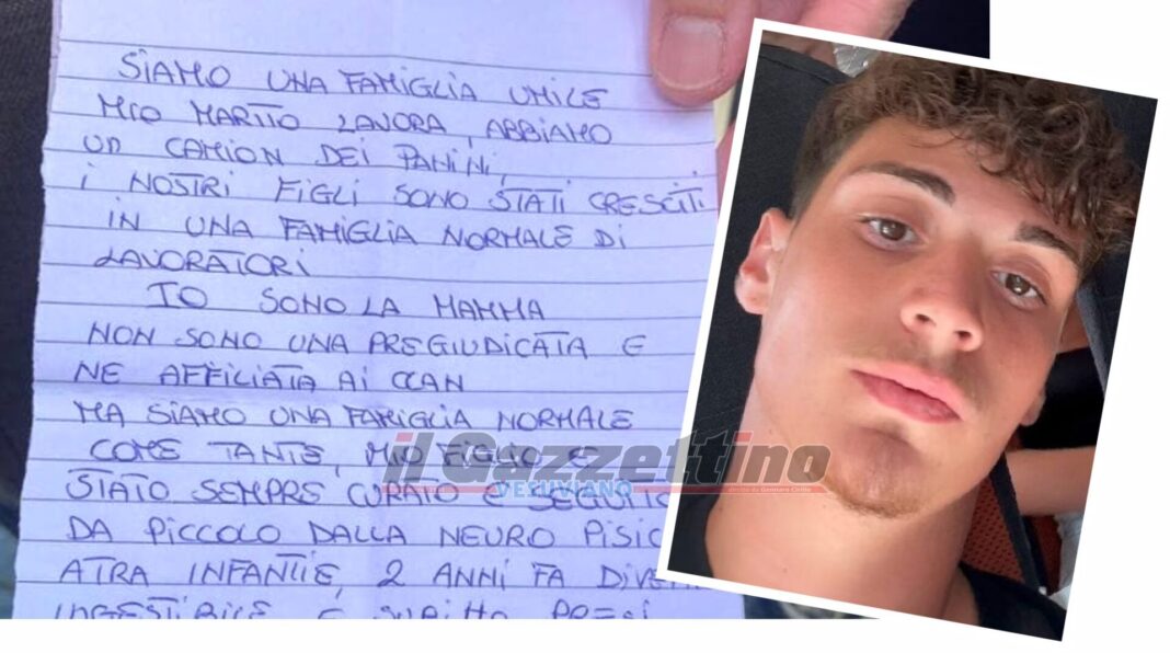 "Chiediamo perdono", i genitori del 17enne scrivono alla famiglia di Santo Romano