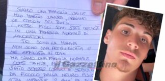 "Chiediamo perdono", i genitori del 17enne scrivono alla famiglia di Santo Romano