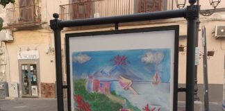 Torre del Greco, installati in via Roma i 15 pannelli ricavati dai disegni degli studenti