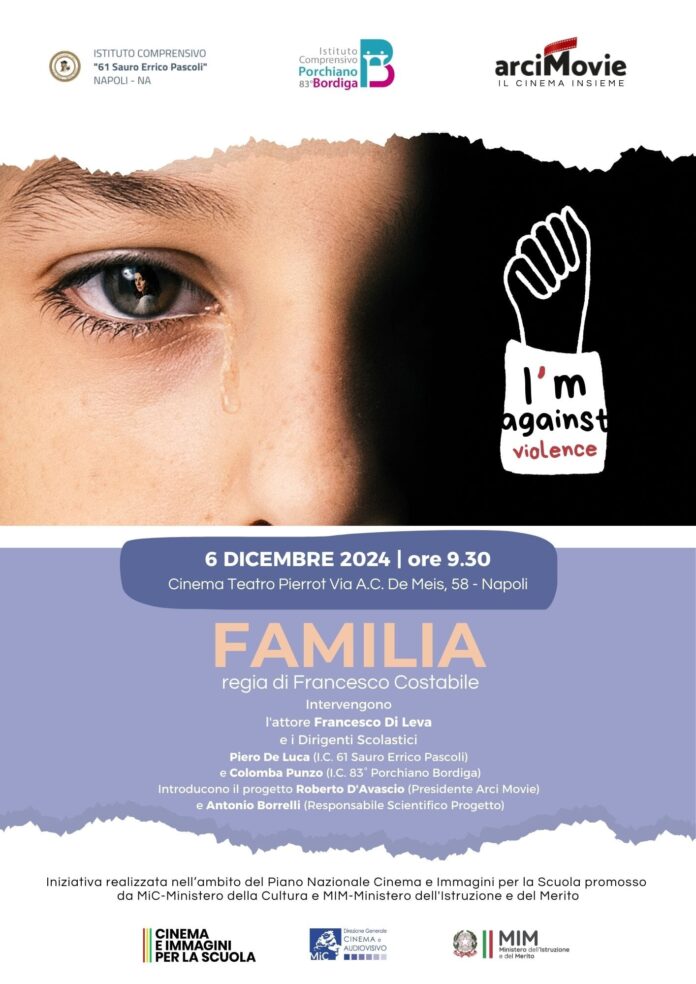 I am anti-violence, a Napoli si sensibilizzano i giovani attraverso il cinema