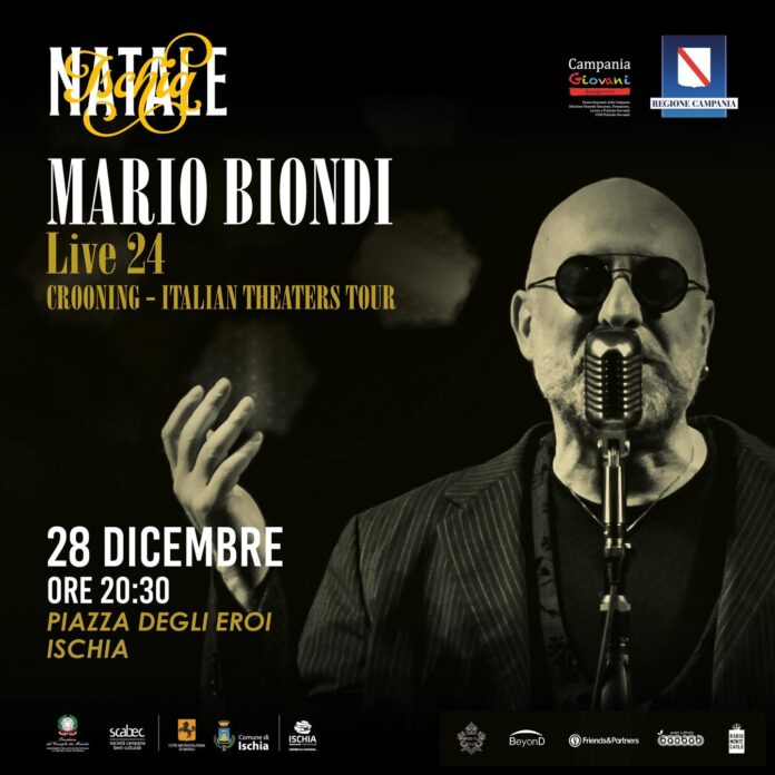 Mario Biondi in concerto gratuito oggi 28 dicembre a Ischia