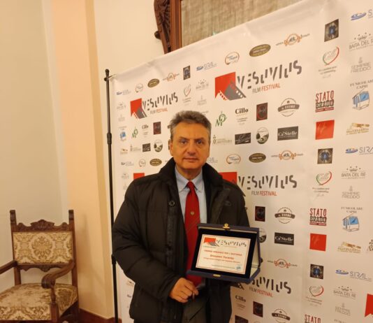 A Giovanni Taranto il premio del Vesuvius Film Festival per la letteratura