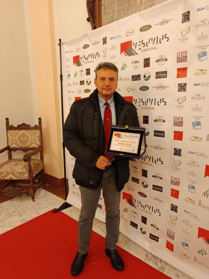 A Giovanni Taranto il premio del Vesuvius Film Festival per la letteratura