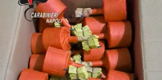 Casoria, stoccava fuochi d’artificio in un box. Arrestato incensurato