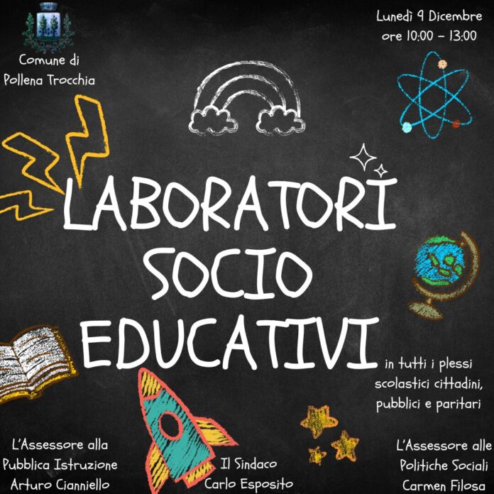 Pollena Trocchia, tornano i laboratori socio-educativi nelle scuole del territorio
