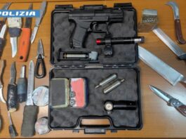 Barano d’Ischia: una persona denunciata per atti persecutori. Sequestrati piombini, walkie-talkie, coltelli e una pistola
