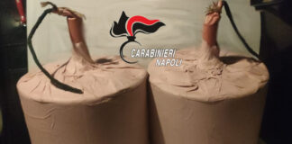 San Gennaro Vesuviano, sorprese e arrestate 2 persone con 3 chili di esplosivo micidiale