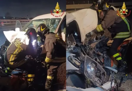 Tragedia sull’A30: muore l’anziana madre del sacerdote coinvolto in un incidente stradale