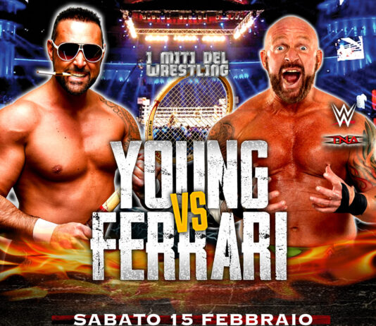 Wrestling, l’ex campione mondiale Eric Young a San Giorgio a Cremano sabato 15 febbraio