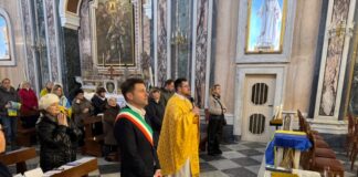 Sorrento, il sindaco Coppola partecipa all'iniziativa di sostegno al popolo ucraino