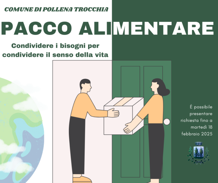 Pollena Trocchia, pacco alimentare: per le domande c'è tempo fino al 18 Febbraio