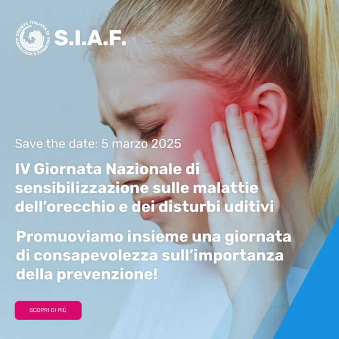 Giornata di sensibilizzazione sulle malattie dell’orecchio