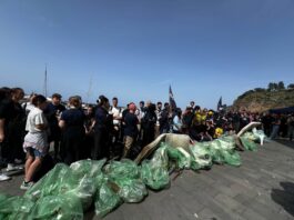 Piano di Sorrento, oltre 3 quintali di rifiuti raccolti dai fondali di Marina di Cassano