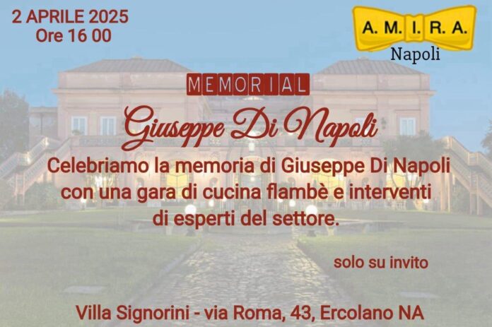 Comunicazione urgente in merito al Memorial Giuseppe Di Napoli