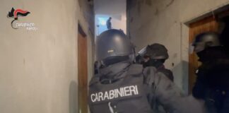 Napoli, Ercolano, zona Vesuviana e costiera Sorrentina: operazione antidroga dei carabinieri