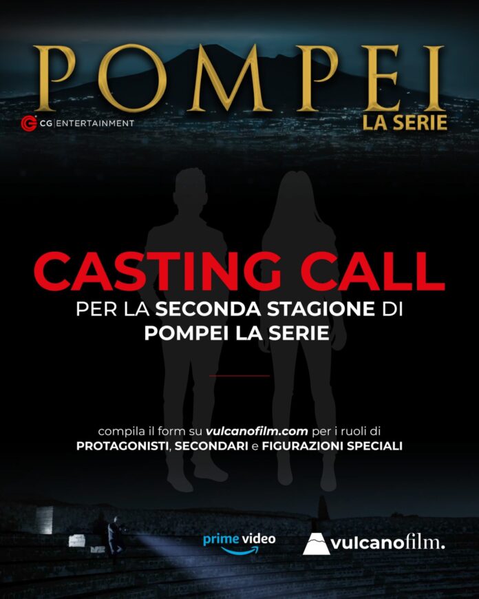 Torna “Pompei – la Serie”. Al via i casting, ecco le figure richieste