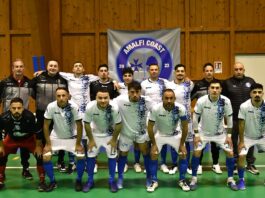 È un Amalfi Coast Sambuco travolgente nel primo turno playoff: 8a4 al Borgo e semifinale contro il Futsal Barra