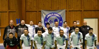 È un Amalfi Coast Sambuco travolgente nel primo turno playoff: 8a4 al Borgo e semifinale contro il Futsal Barra