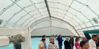 Torre del Greco, taglio del nastro alla riqualificata tensostruttura La Salle