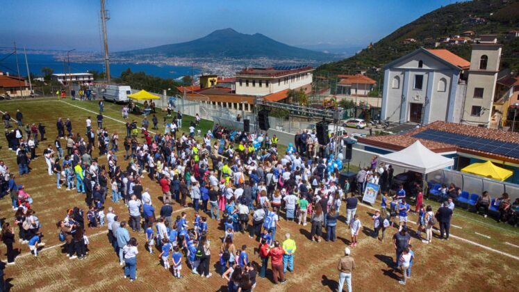 Pimonte, rinasce il campo sportivo San Michele