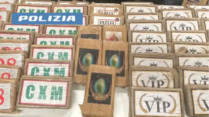 Camper carico di cocaina intercettato dalla Polizia: sequestrati oltre 70 kg di droga, tre arresti