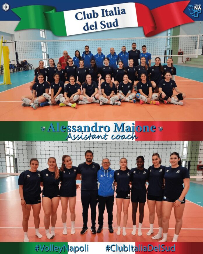 Mister Maione al Club Italia del Sud: un traguardo per tutto il Volley Napoli