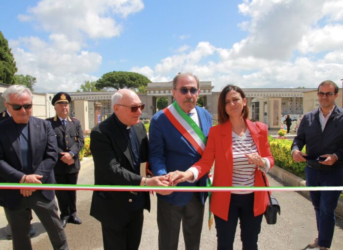 Pompei, al via i lavori per 533 nuovi loculi: ieri la posa della prima pietra