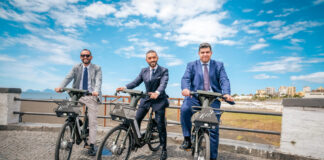 Potenziato il Bike Sharing nella Costa Vesuviana: 330 e-Bike in 67 stazioni, arriva anche a Torre Annunziata