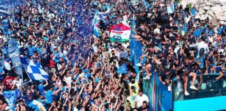 Napoli festa quarto Scudetto