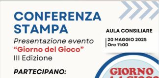 Pomigliano d’Arco, il 20 maggio la conferenza di presentazione della III edizione del “Giorno del Gioco”