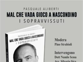 Scafati, Pasquale Aliberti presenta il suo nuovo libro: “Mal che vada gioco a nascondino – I Sopravvissuti”