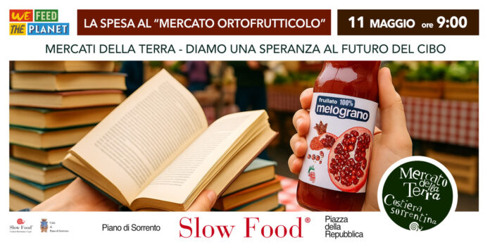 Domenica 11 maggio al Mercato della Terra di Slow Food: letture, valori e succo di melograno con l’Associazione Il Colibrì