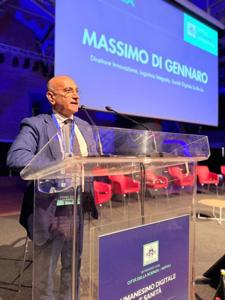 Sinfonia, il sistema informativo campano, è stato protagonista su tutti i principali tavoli di discussione dell'evento "Umanesimo Digitale e Sanità"