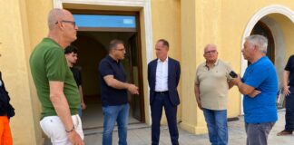 Cantieri a Torre del Greco: il sindaco Mennella in sopralluogo all’asilo nido e a via Lamaria