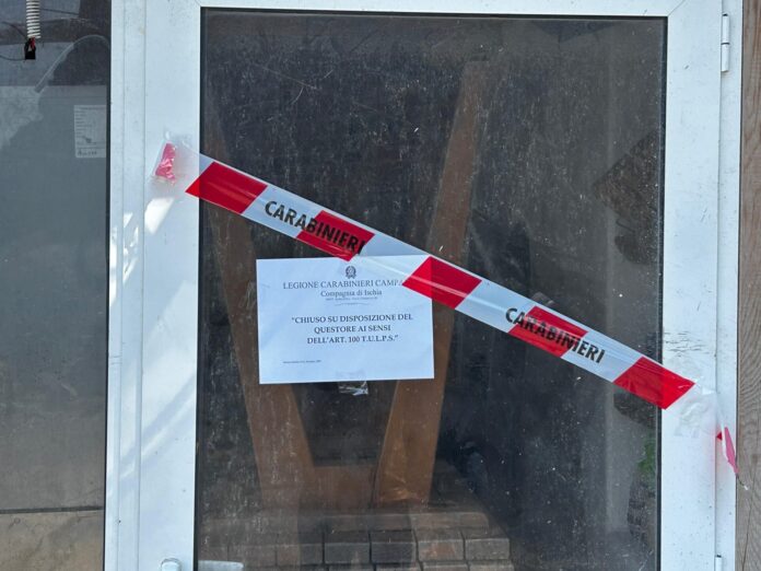 Barano di Ischia, chiusa un’attività per 7 giorni dopo una rissa