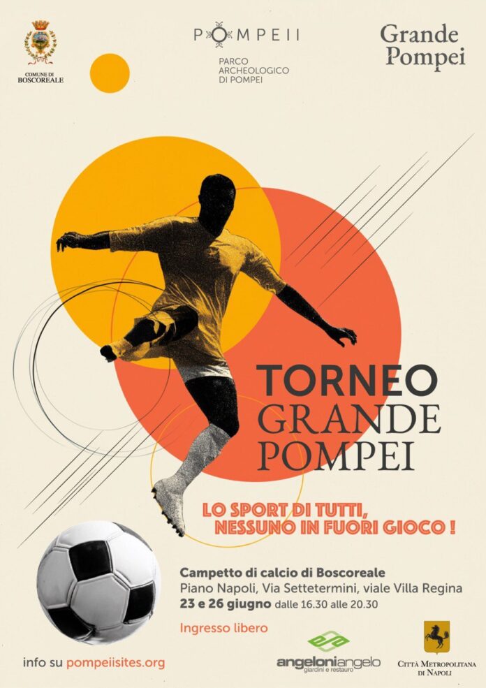 Boscoreale, riapre il campetto al Piano Napoli: al via il primo Torneo di calcio della Grande Pompei
