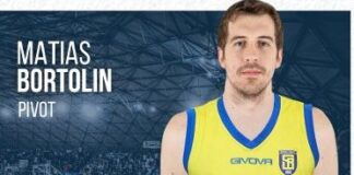 Matias Bortolin è il nuovo centro della Givova Scafati