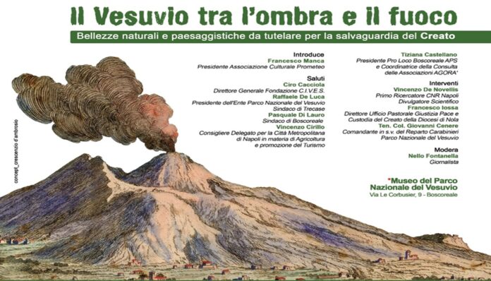 “Il Vesuvio tra l’Ombra e il Fuoco”: convegno, mostra e spettacolo al Museo del Parco Nazionale del Vesuvio di Boscoreale