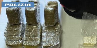 Torre del Greco, 31enne arrestato con 3 kg di hashish e cocaina nello zaino