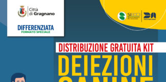 Gragnano, al via i kit gratuiti per raccogliere le deiezioni canine: “Una città più pulita parte dai piccoli gesti”